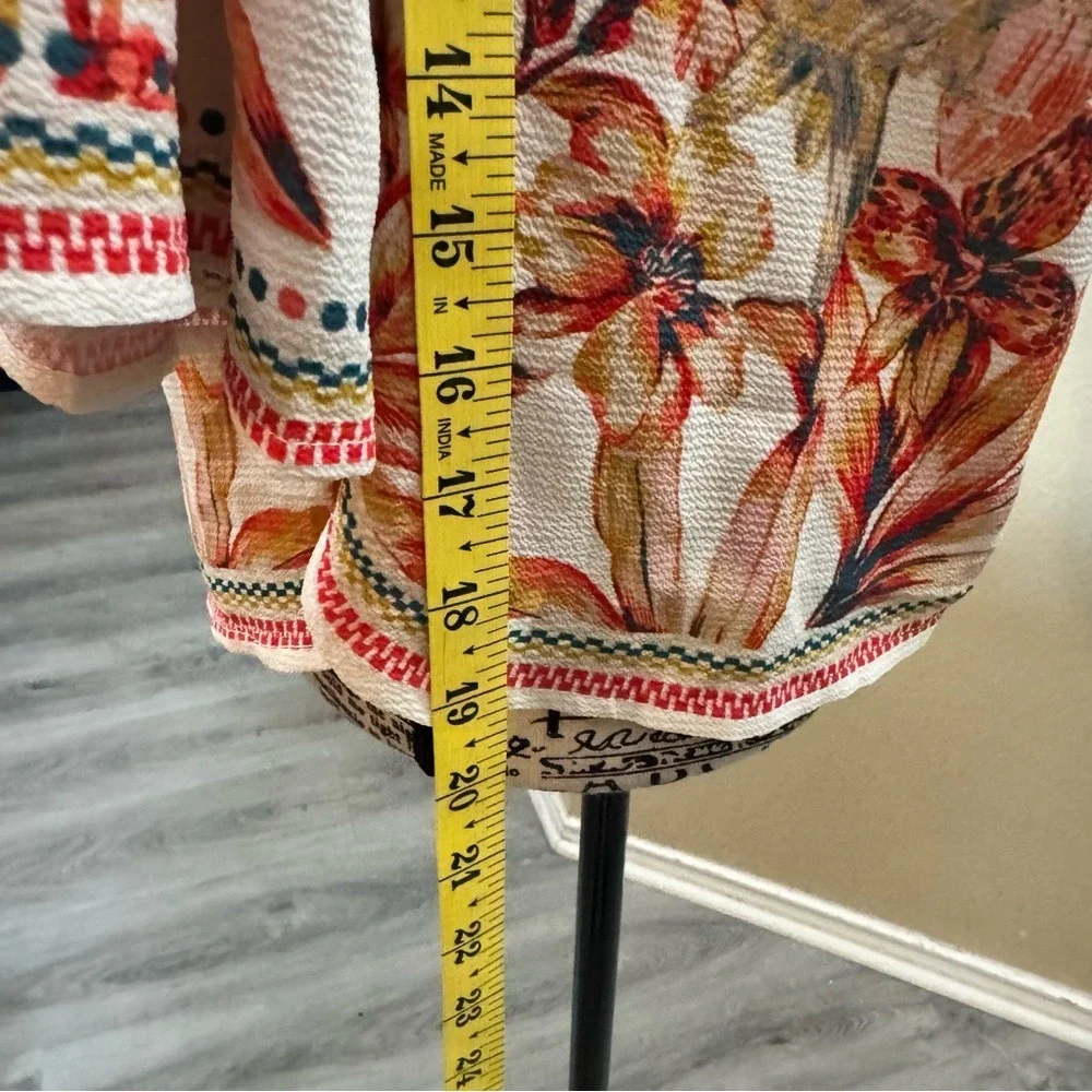 Jealous‎ Tomato Multicolor Floral Blouse